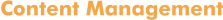 Content Management